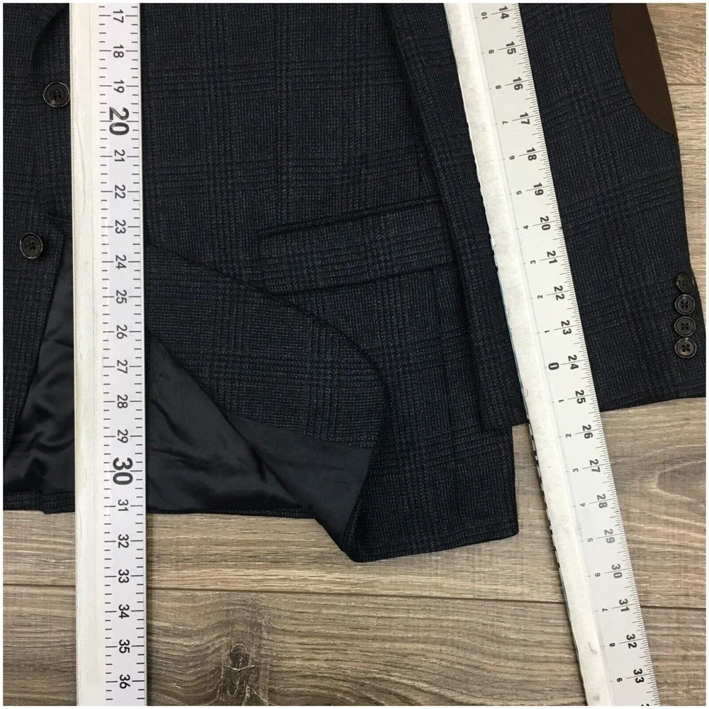 RALPH LAUREN Mens Blazer Sport‎ Coat Casual Jacket Size 46R Two Button Wool Suit